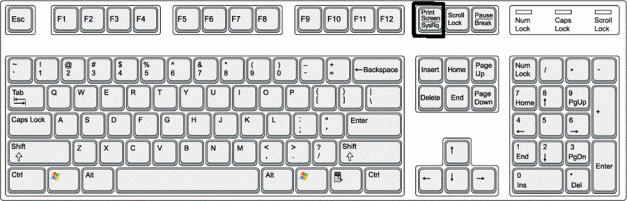 keyboard print screen step